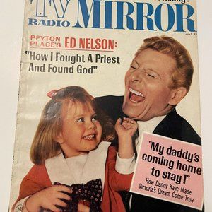 TV Radio Mirror July 1965 Magazine Danny Kaye Cove